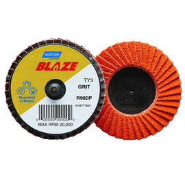Norton® Blaze 2" 120 Grit Type 27 Flap Disc