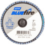 Norton® BlueFire 3" X Type III P120 Grit Type 27 Flap Disc