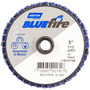Norton® BlueFire 3" X Type II P40 Grit Type 27 Flap Disc
