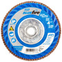 Norton® BlueFire 4 1/2" X 5/8" - 11" P60 Grit Type 27 Flap Disc
