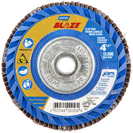 Norton® Blaze 4 1/2" X 5/8" - 11 60 Grit Type 27 Flap Disc
