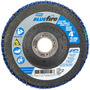 Norton® BlueFire 4" X 5/8" P80 Grit Type 29 Flap Disc