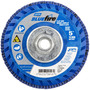Norton® BlueFire 5" X 5/8" - 11 P80 Grit Type 27 Flap Disc
