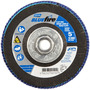 Norton® BlueFire 5" X 5/8" - 11 P80 Grit Type 29 Flap Disc