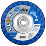 Norton® BlueFire 7" X 5/8" - 11 P40 Grit Type 27 Flap Disc