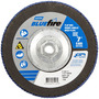 Norton® BlueFire 7" X 5/8" - 11 P80 Grit Type 29 Flap Disc