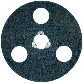 Norton® 4 1/2" X 5/8" Very Fine Grade Aluminum Oxide Bear-Tex Rapid Prep Blue Non-Woven Locking See-Thru Disc