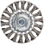 Norton® 4" X 5/8" - 11" Gemini Carbon Steel Wheel Brush