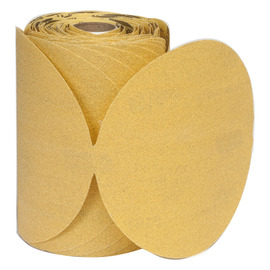 Norton® 5" P150 Grit Gold Reserve Aluminum Oxide Paper PSA Disc Roll
