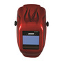 Jackson Safety HLX 100 Red/Black Welding Helmet With Variable Shades 9 - 13 Auto Darkening Lens