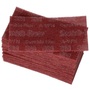 3M™ 4 1/2" X 9" Very Fine Grade Aluminum Oxide Scotch-Brite™ Red Hand Pad