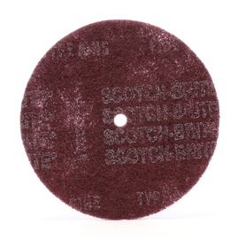 3M™ 3" X 1/4" Medium Grade Aluminum Oxide Scotch-Brite™ Red Disc