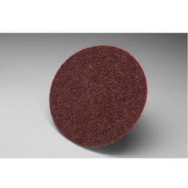 3M™ 8" X No Hole Medium Grade Aluminum Oxide Scotch-Brite™ Red Disc