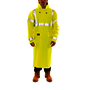 Tingley Medium Hi-Viz Green/Yellow 48" Eclipse™ PVC And Nomex® Rain Coat