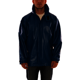 Tingley 2X Blue 32" Eclipse™ 26 mil PVC And Nomex® Rain Coat