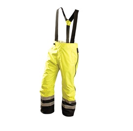 OccuNomix 2X Hi-Viz Yellow And Black 32 1/2" SP Workwear Polyester And Polyurethane Rain Pant