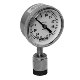 Airgas® 2" 0 - 60 PSI Stainless Steel VCR® Model Gauge With 2 PSI Graduations