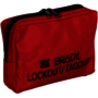 Brady® Black/Red Nylon Lockout Case "LOCKOUT/TAGOUT"