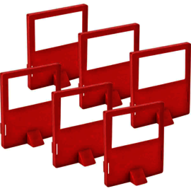 Brady® Red Polypropylene Lockout Cleat (6 Each)