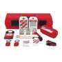 Accuform Signs® Black/Red Polyethylene StopOut® Lockout Kit