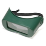 RADNOR™ Fixed Front Welding Safety Goggles With Green Frame And Green Shade 5 2" X 4" Lens
