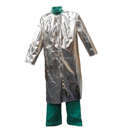 Stanco Safety Products™ 4X Silver Aluminized Kevlar® Coat/Jacket With Velcro/Hook And Loop