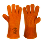Tillman® Large 15.5" Bourbon Brown Slightly Select Shoulder Split Cowhide Cotton/Foam Lined Stick Welders Gloves