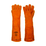Tillman® Large 52" Bourbon Brown And Pearl Premium Side Split Cowhide Cotton Lined Stick Welders Gloves