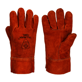 Tillman® X-Large 12" Brown Economy Split Cowhide Unlined MIG Welders Gloves