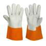 Tillman® Medium 11.5" Bourbon Brown And Pearl Top Grain Cowhide Unlined MIG Welders Gloves
