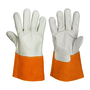 Tillman® Small 11.5" Bourbon Brown And Pearl Top Grain Cowhide Unlined MIG Welders Gloves