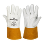 Tillman® Large 13.5" Bourbon Brown And Pearl Top Grain Cowhide Foam Lined MIG Welders Gloves