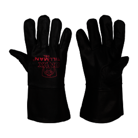 Tillman® Small 14" Black Top Grain Kidskin Unlined TIG Welders Gloves