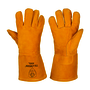 Tillman® Medium 14.625" Bourbon Brown Reverse Grain Pigskin Cotton/Foam Lined Stick Welders Gloves