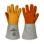 Tillman® X-Large 15.75" Gold And Pearl Top Grain Split Elkskin Cotton/Foam Lined Stick Welders Gloves