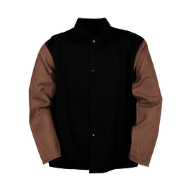 Tillman® Large Black Westex® FR-7A®/Cotton/Twaron® Lenzing® Flame Resistant Jacket With Snap Closure