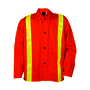Tillman® X-Large 30" Orange Westex® FR-7A®/Cotton Flame Resistant Jacket With Snap Closure