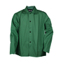 Tillman® 2X 30" Green Indura® Whipcord Flame Resistant Jacket With Snap Closure