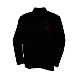 Tillman® 2X Black Westex® FR-7A®/Cotton Flame Resistant Jacket With Snap Closure