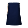 Tillman® 24" Navy Blue Westex® FR-7A®/Cotton Flame Resistant Bib With Snap Closure (For Cape Sleeve)