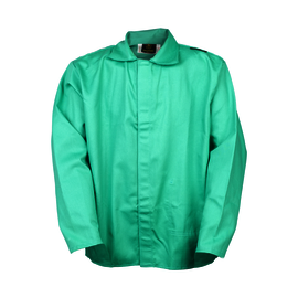 Tillman® 4X 30" Green Westex® FR-7A®/Cotton Flame Resistant Jacket With Snap Closure