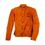 Tillman® Large 26" Bourbon Brown Premium Side Split Cowhide Leather Jacket