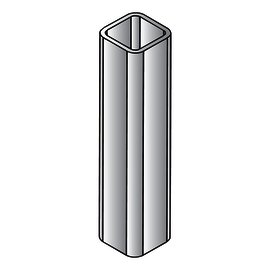 Tillman® 8" Galvanized Steel Column (For Floor Mounted Curtain Systems)