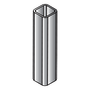 Tillman® 8" Galvanized Steel Column (For Floor Mounted Curtain Systems)