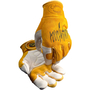 Protective Industrial Products Small White/Gold Goatskin Fleece Foam Lined Welders Gloves