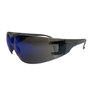 RADNOR™ Classic Gray Safety Glasses With Blue Anti-Scratch/Mirrored Lens