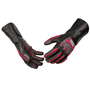 Lincoln Electric® Large Black and Red Grain Cowhide Kevlar Lined Speciality Welders Gloves