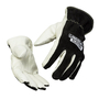 Lincoln Electric® Large 10" Black and White Split Cowhide Cotton Lined Drivers/ Welders Gloves