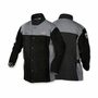 Lincoln Electric® 3X Black Leather Flame Retardant Hybrid Jacket