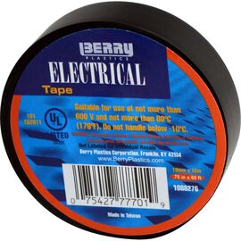 Polyken® 3/4" X 60' Black Series 777 7 Mil PVC Teflon General Purpose Electrical Tape